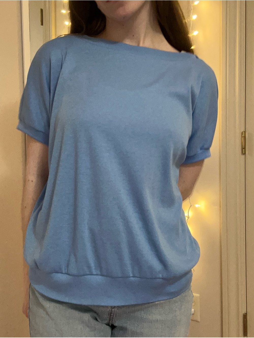 Vintage Blue Top